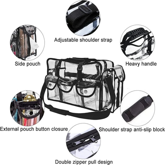 Salon Bags Makeup Take a Bath Tool Backpack Hairdressing Storage Transparent Waterpro of Travel Bag Barber Accessories Box Peaceful Pleasures Health and Wellness