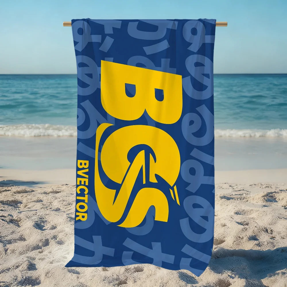 Car Logo Quick-Dry Beach Towel | Gym, Travel & Pool Quick-Dry Beach Towel Peaceful Pleasures Health and Wellness