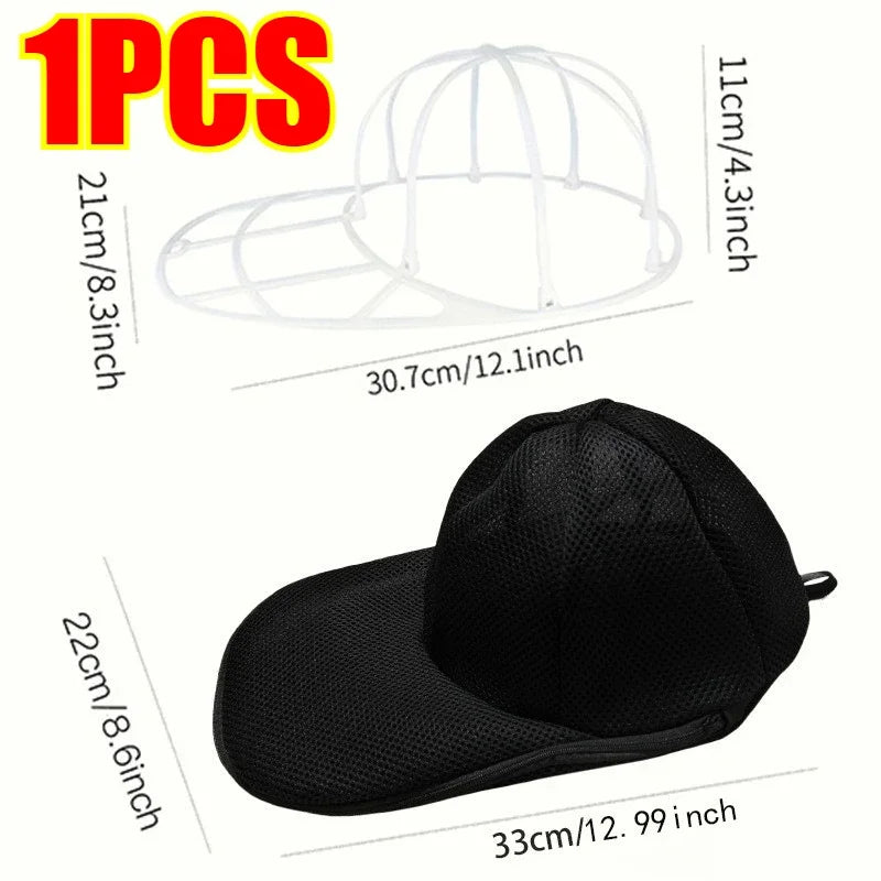 Baseball Cap Washer Laundry Bag – Anti-Deformation Hat Frame