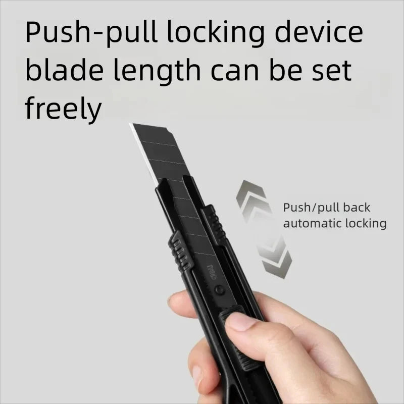Deli Heavy Duty Utility Knife SK5 Steel 9mm/18mm Box Cutter