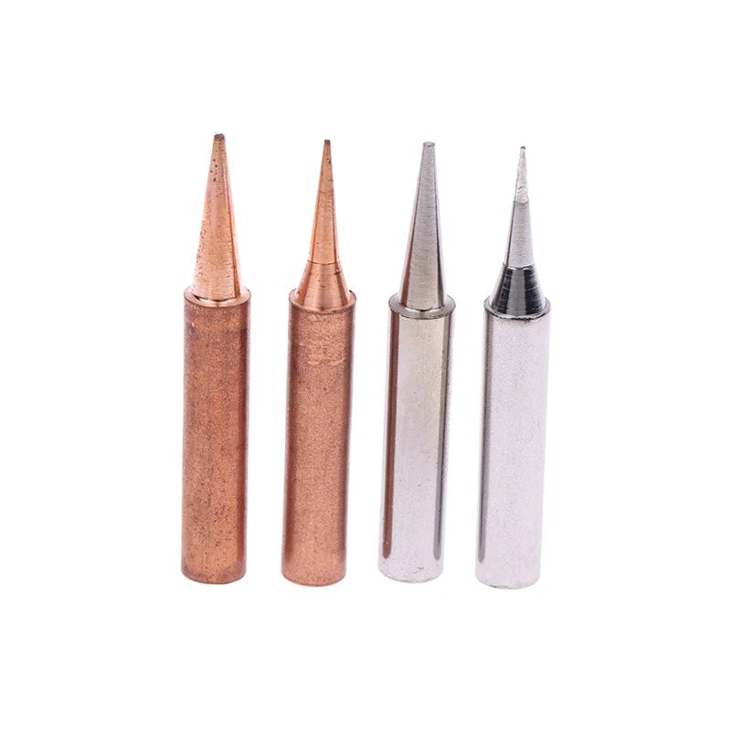5pcs Solder Iron Tips Set Welding Accessories Lead-free Pure Copper 900M-T-B For Soldering Station Replace Peaceful Pleasures Health and Wellness