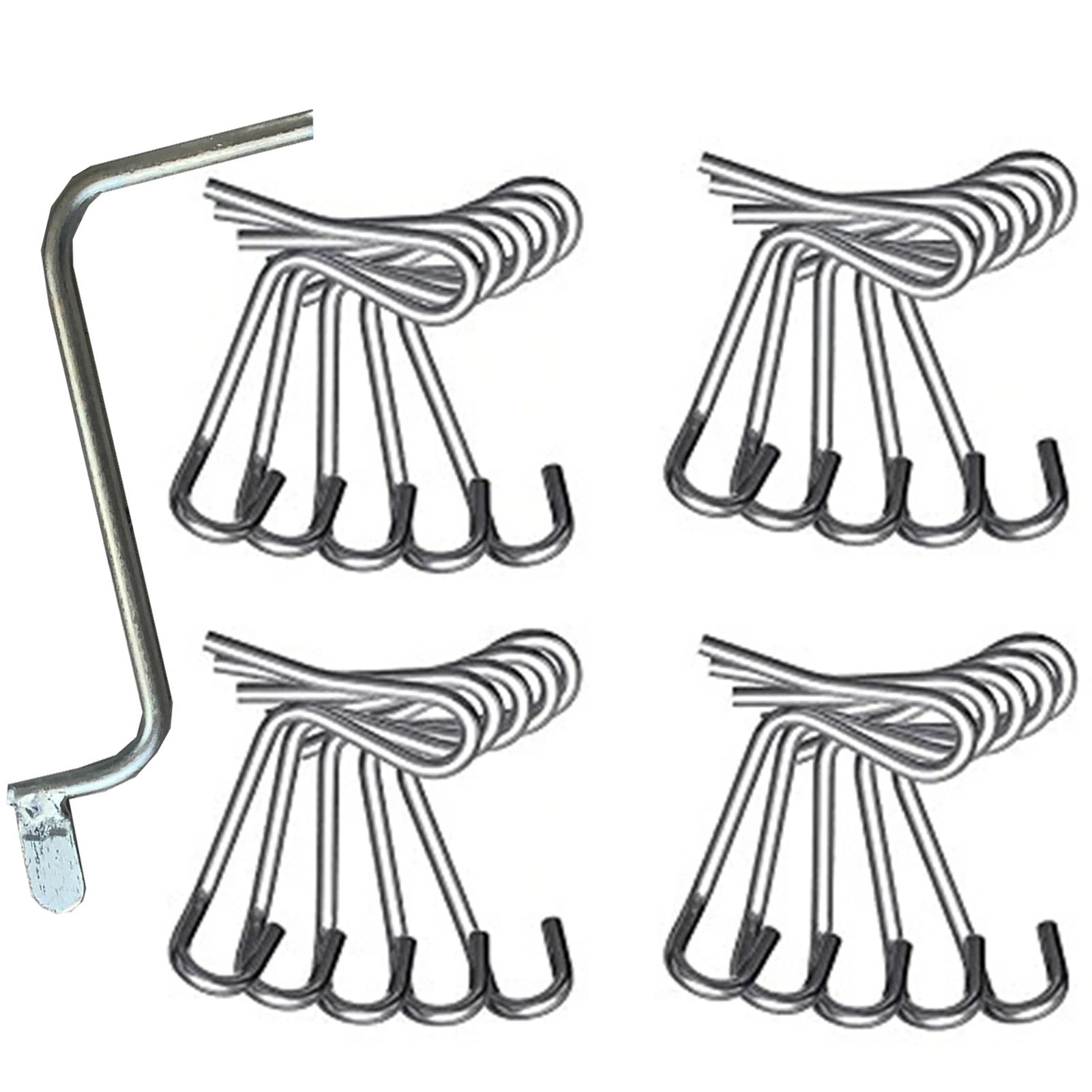 20 Pcs Barb Fence Wire Tensioner with Fast Tightening Metal Fence Post for Vegetable Gardens Flower Beds Lawns Peaceful Pleasures Health and Wellness