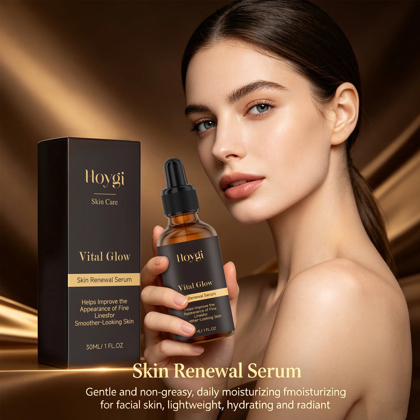 Skin Renewal Serum Hydrating Boosts Natural Glow Fade Fine Lines Improve Skin Tone Refreshes Skin Firming Lifting Skin Care Peaceful Pleasures Health and Wellness