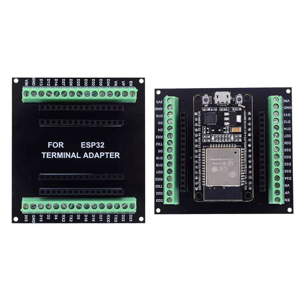 for ESP32 Expansion Board Compatible with ESP32 WiFi Bluetooth Development Board NodeMCU-32S Lua 30Pin GPIO Expansion Board Peaceful Pleasures Health and Wellness