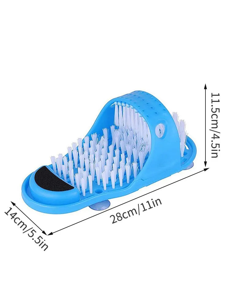 Foot File Foot Washing Tool Lazy Person Foot Brush Shoe Grinding Foot Stone Massage Dead Skin Remova Foot Repair Slippers Peaceful Pleasures Health and Wellness