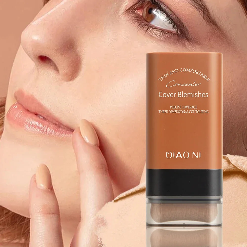Eraser Foundation Stick,Velvet Moist Light Concealer Liquid Foundation Long-lasting Flawless ne w Face Beauty Makeup Cosmetics Peaceful Pleasures Health and Wellness