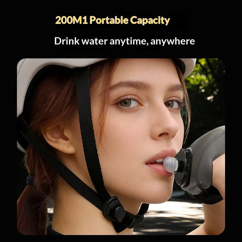 Hands-Free Wrist Water Bottle | Silicone, Leak-Proof, 200ml