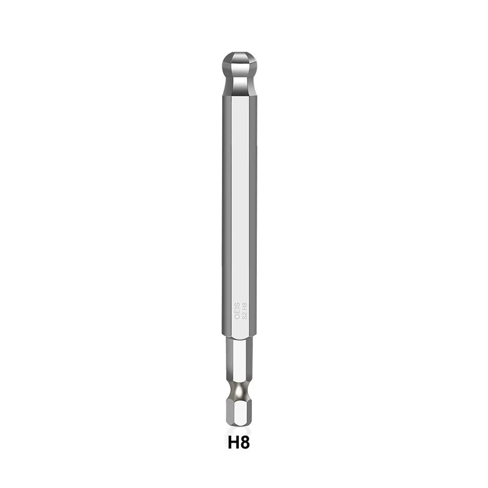 Ball End Hex Screwdriver Bit Metric 1 Head Magnetic Hexagonal Hand