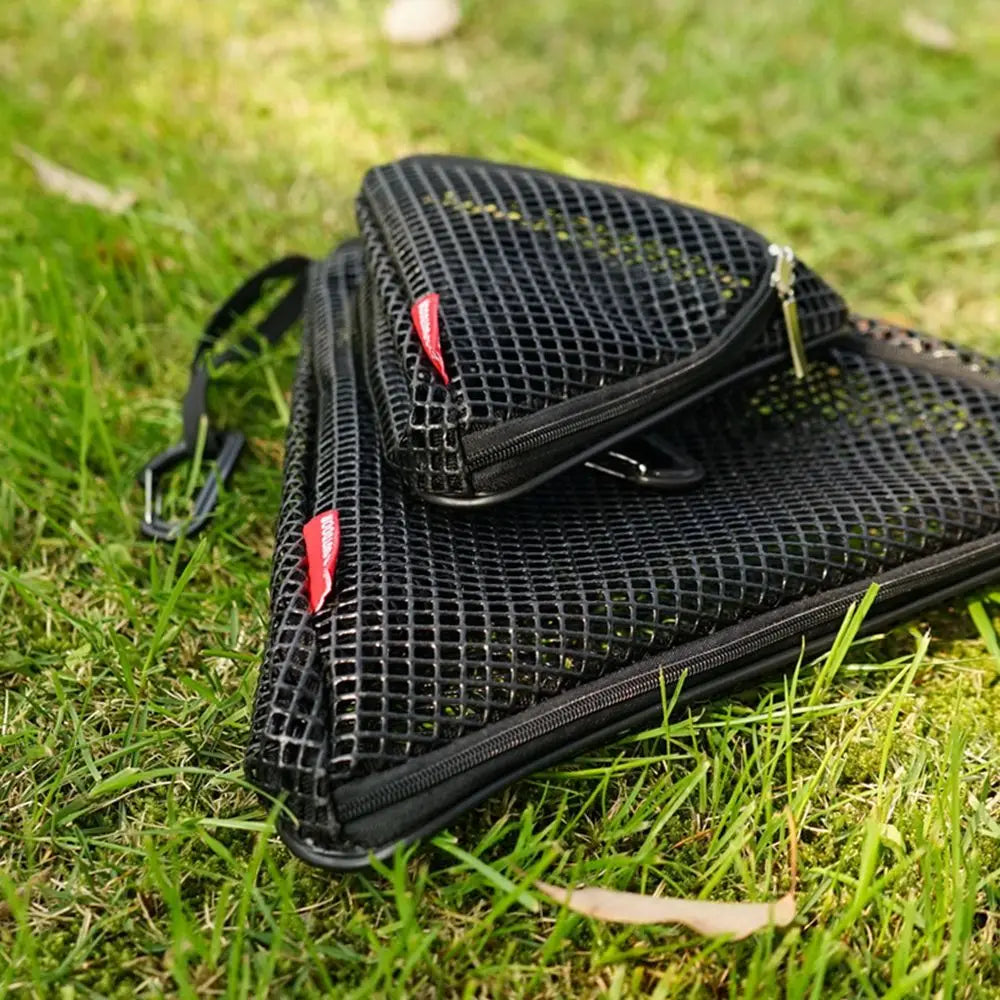Camping Hanging Mesh Net Bag | Foldable Food Drying Organizer Camping Food Storage Peaceful Pleasures Health and Wellness