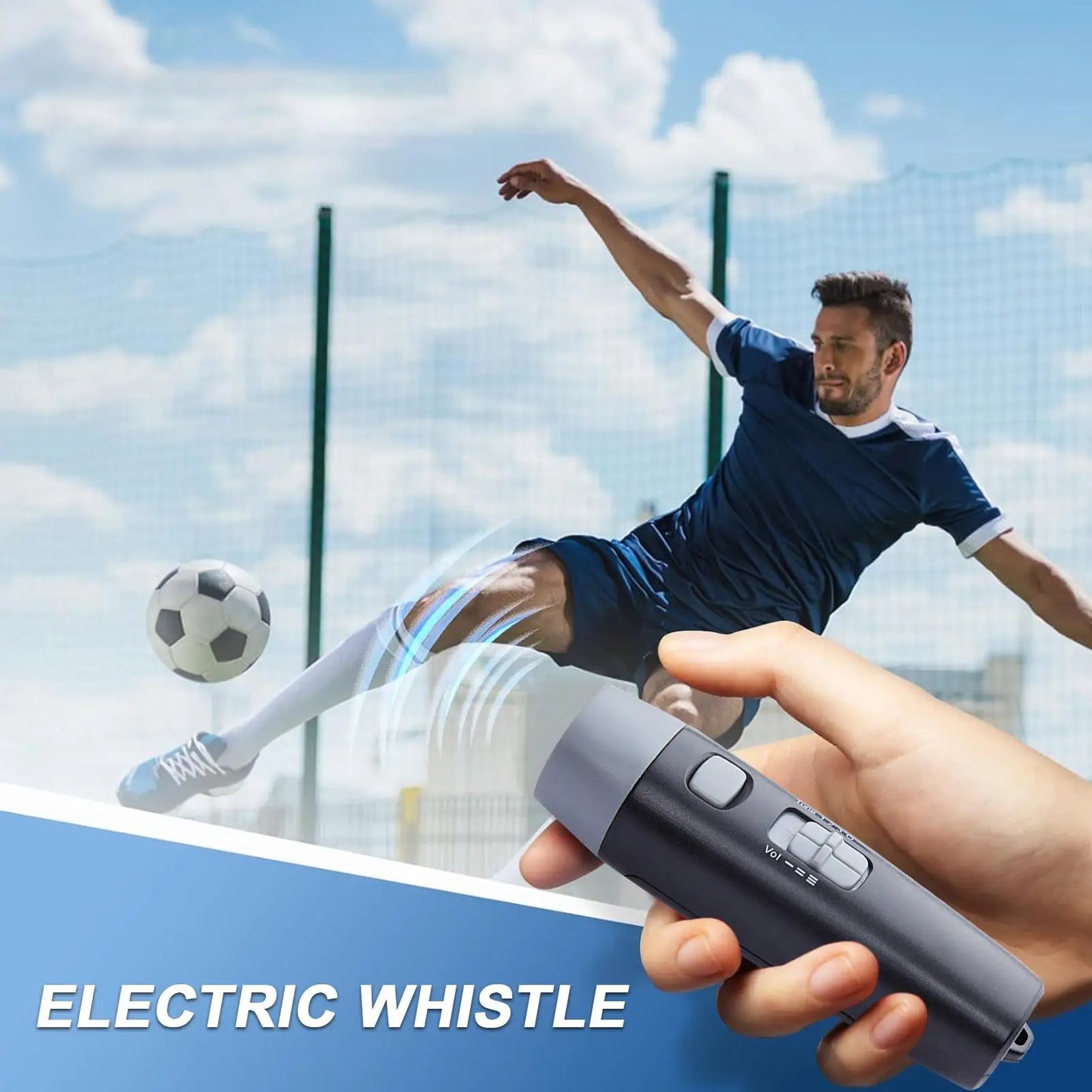 3-Sound Electric Whistle | Referee & Coach Sports Whistle