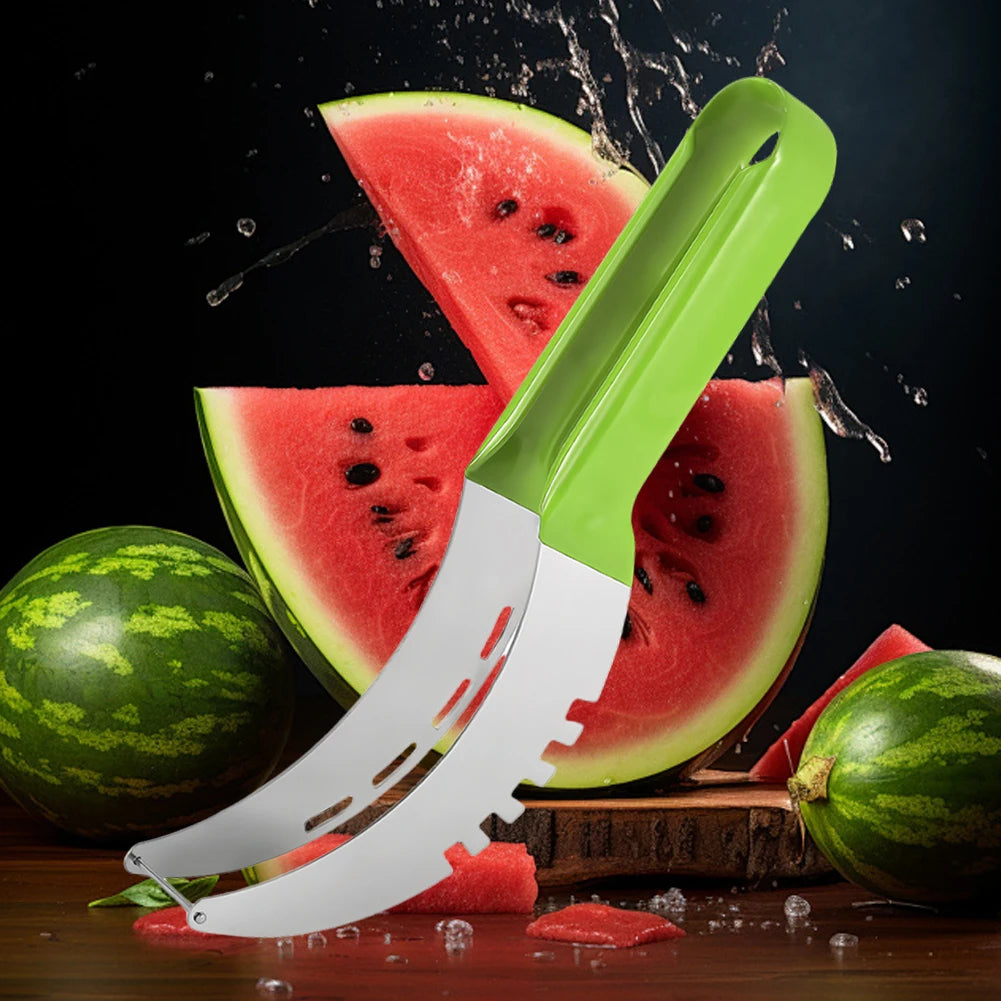 Stainless Steel Fruit Slicer – Watermelon, Melon & Pineapple Peaceful Pleasures Health and Wellness