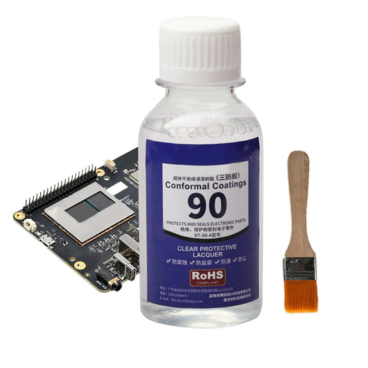 100ml Clear Conformal Coating – PCB Waterproof Insulating Varnish PCB Conformal Coating Peaceful Pleasures Health and Wellness