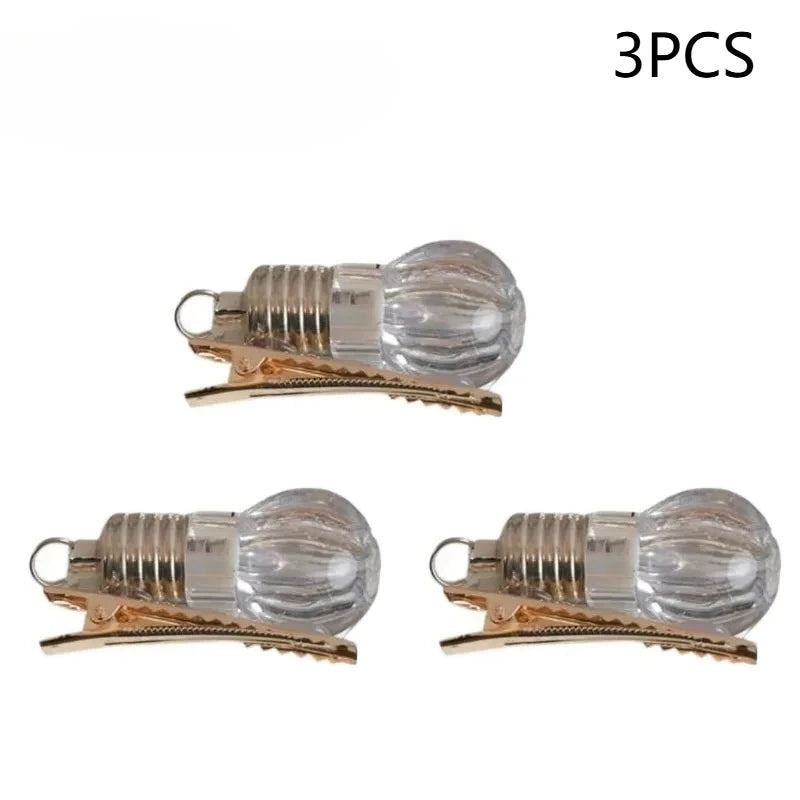 Light Bulb Hair Clip – Sparkling Festival & Concert Edge Clip