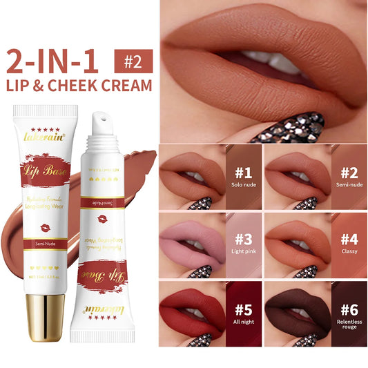 ibcccndc Matte Liquid Lip Stain & Blush – 6 Shades, Long-Lasting Liquid Lip Stain Peaceful Pleasures Health and Wellness