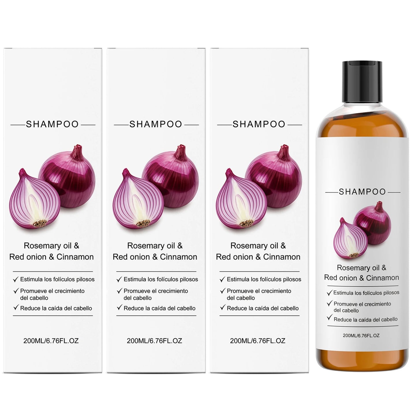 Herbal Shampoo Moisturizing Stimulating Hair Follicles Promote Growth Reduce Hair Loss Refreshing Control Oil Volumizing Shampoo Peaceful Pleasures Health and Wellness 3 x 200ml Boxed