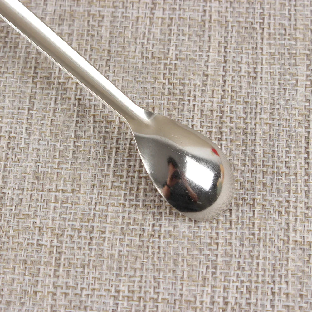 Double-Ended Stainless Steel Lab Spoon & Spatula 200mm