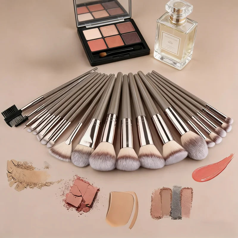 RUNTOIN Professional Makeup Brush Set 3-20 PCS – Soft & Fluffy