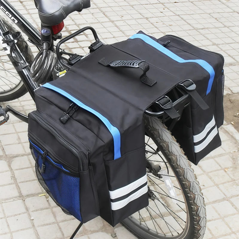 Large Capacity Cycling Saddle Bag for Mountain Bike Long Distance Bicycle Cargo Pouch Riding Pack Outdoor Sports Gear Storage Peaceful Pleasures Health and Wellness