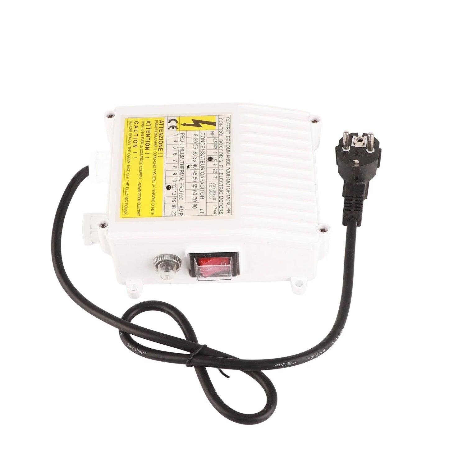 Pump Control Box Bulit Thermal Protection Circuit Breaker Controller