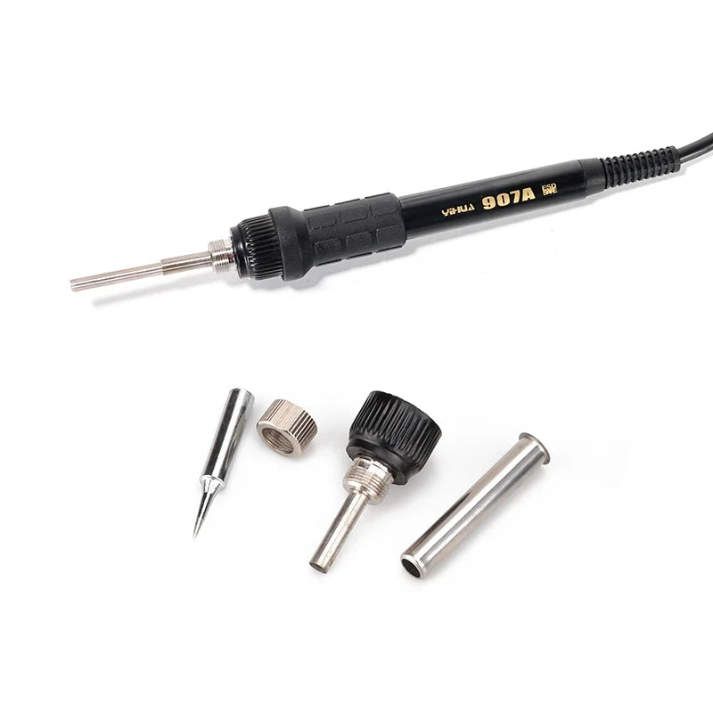 Soldering Iron Handle YIHUA 907A 45W Soldering Handle Electric Solder Iron for 852 878D 8786D Universal Welding Repair Tool Peaceful Pleasures Health and Wellness