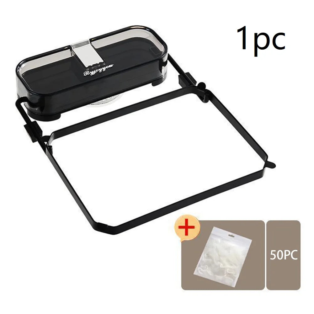Disposable Filter Sink Filter Rack Kitchen Dirt Net Cleaning Mesh Bag Cleaning Kitchen Folding Design Fine Hole Drainage Rack Peaceful Pleasures Health and Wellness 1pc 1