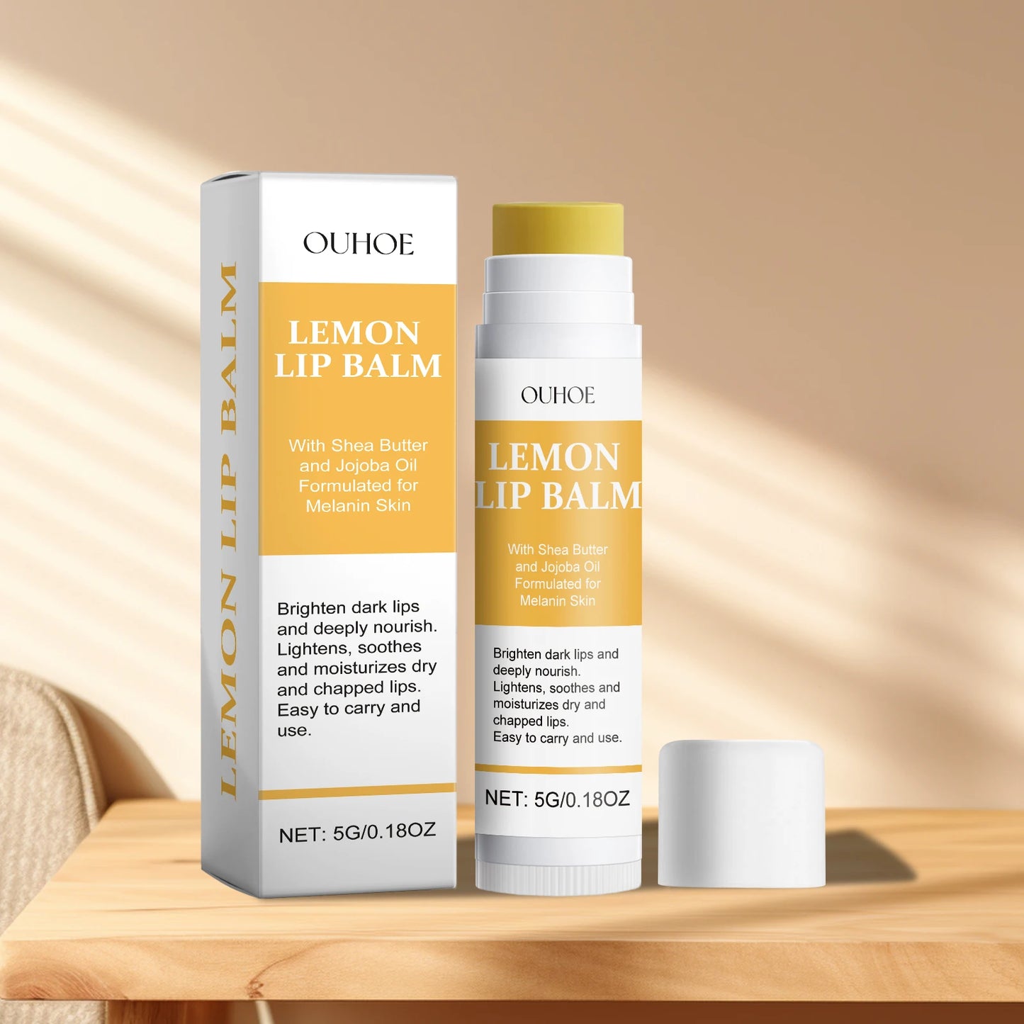 Dark Lip Lightening Balm – Korean Melanin Mask & Gloss Oil