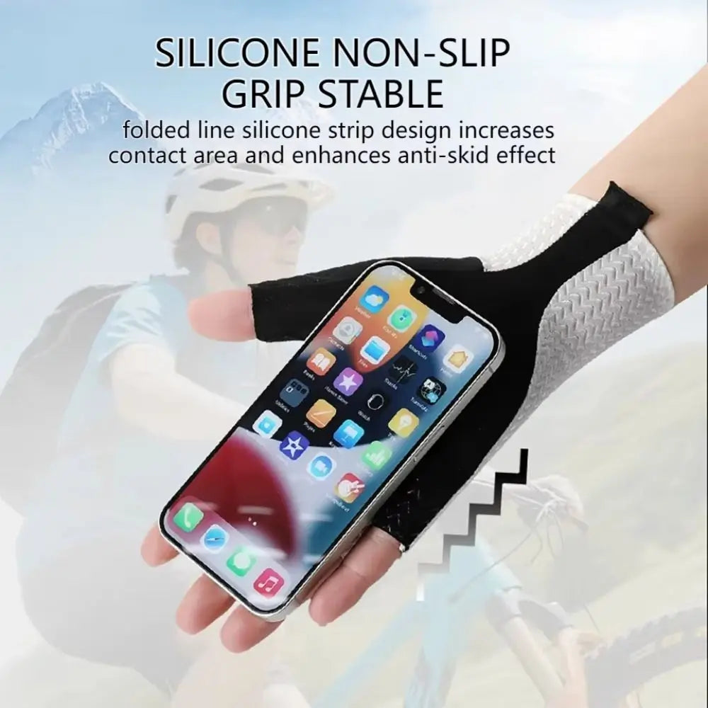 Summer Breathable Cycling Gloves – Anti-Slip Half Finger
