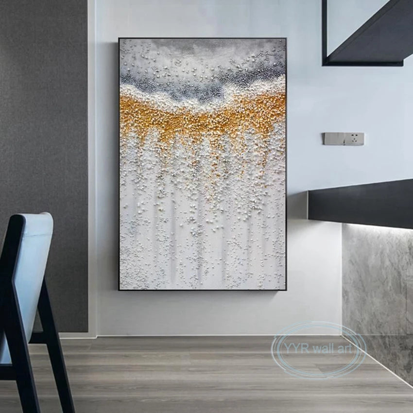 Unique Abstract Acrylic Drawing Wall Art Decoration For Living Room Bedroom Porch 100% Handmade Artwork On Canvas Unframed Image Peaceful Pleasures Health and Wellness
