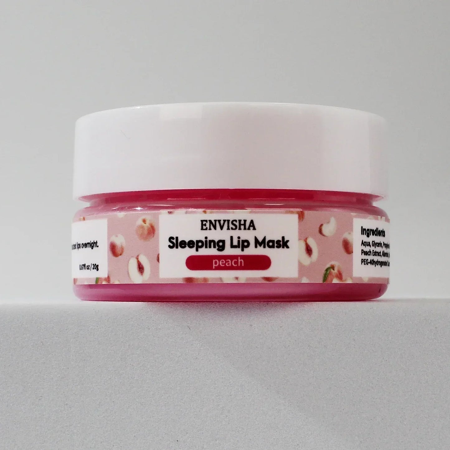 ENVISHA Coconut Lip Sleep Mask – Overnight Moisturizing & Line-Fading 20g