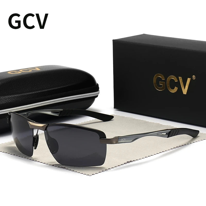 GCV Ultralight Frame Polarized Sunglasses Eyewear Men Male Fashion Sports Style Driving fishing Male Outdoor Travel UV Goggles Peaceful Pleasures Health and Wellness
