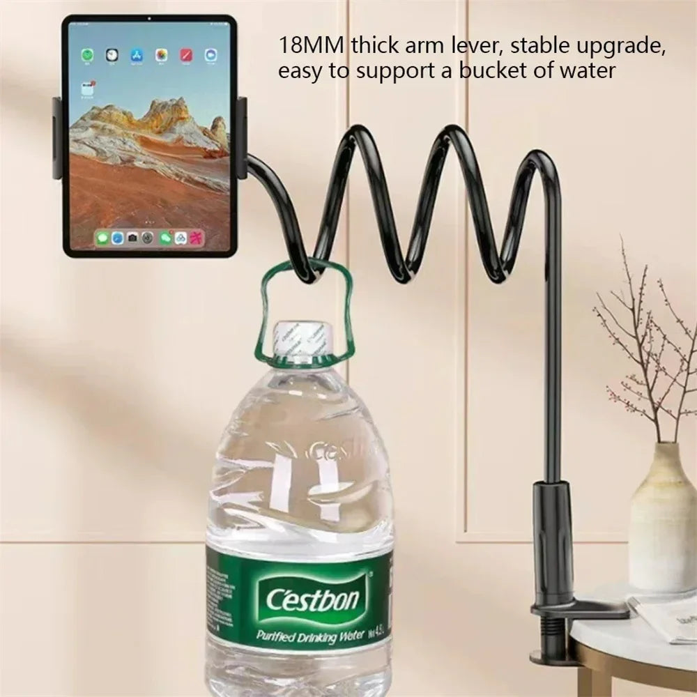 360° Flexible Phone Holder Clip Stand – Desk & Bed Mount