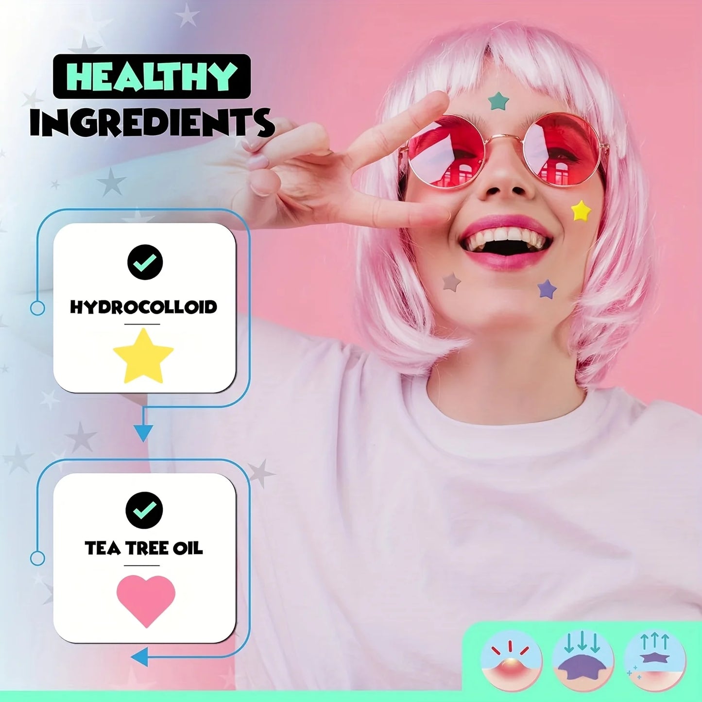 Hydrocolloid Acne Patches – Invisible & Waterproof | All Skin Types