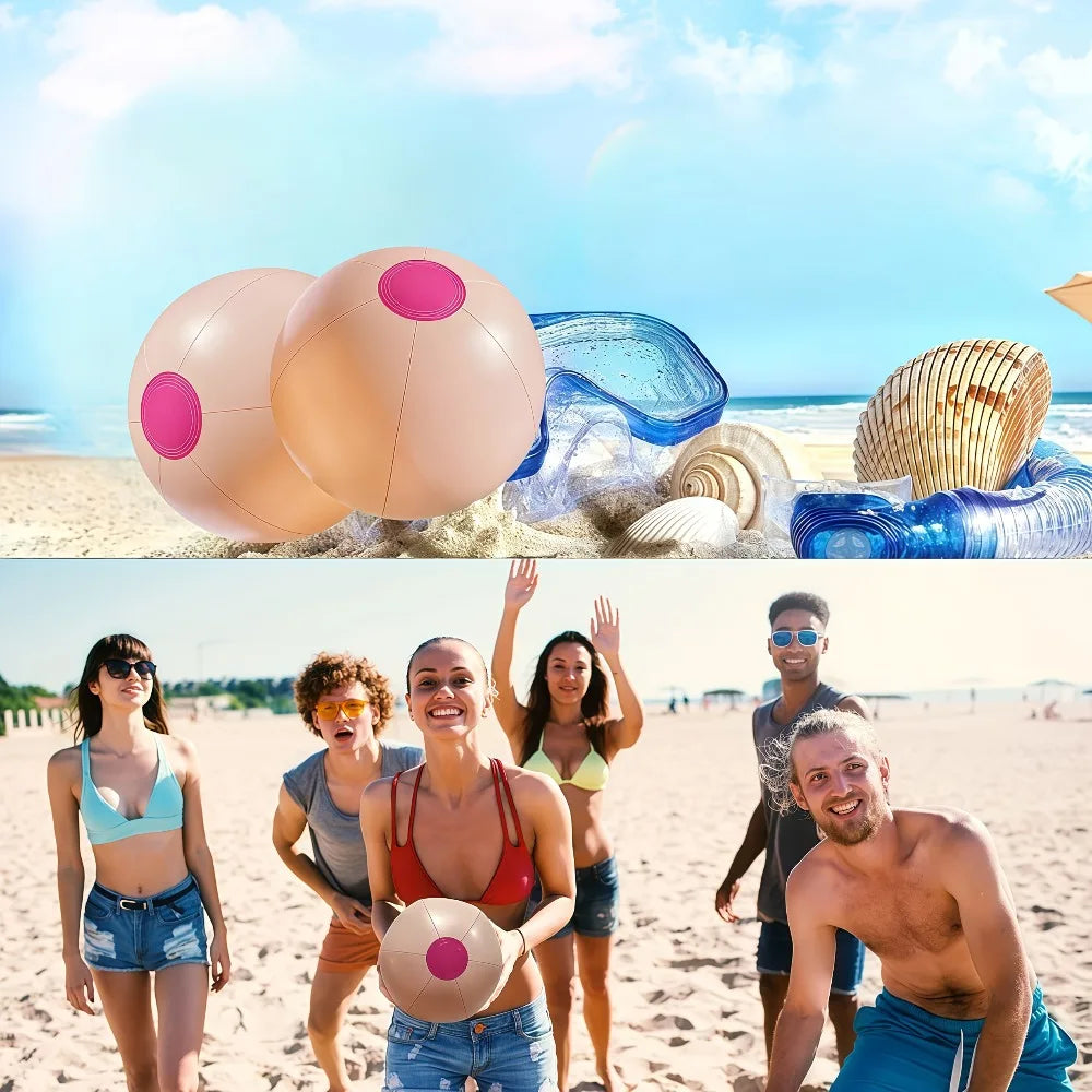Novelty Inflatable Beach Balls – Pool Party Toys for Kids & Adults