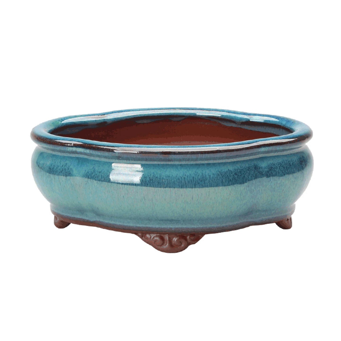 Ceramic Garden Planter Pots Elegant Breathable Rough Pottery Bonsai Pots for Living Room Bedroom Study Pots Peaceful Pleasures Health and Wellness Default