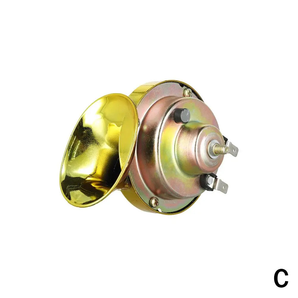 12V 510hz Air Electric Snail Horn Supplies Car boat Motorcycles Automotive Loudspeaker Car Signal Sound Speaker with Relay ﻿ Peaceful Pleasures Health and Wellness C