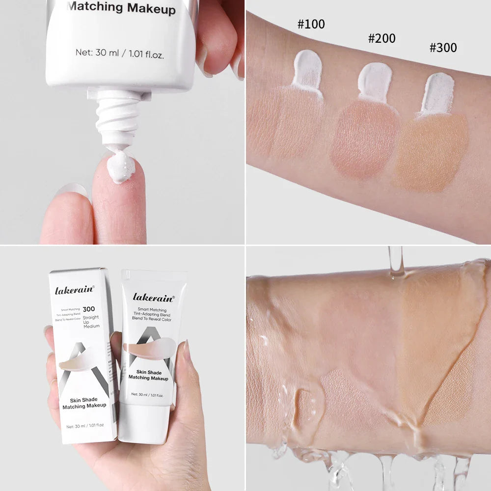 Lakerain Color-Changing Foundation SPF15 – Shade Matching Makeup