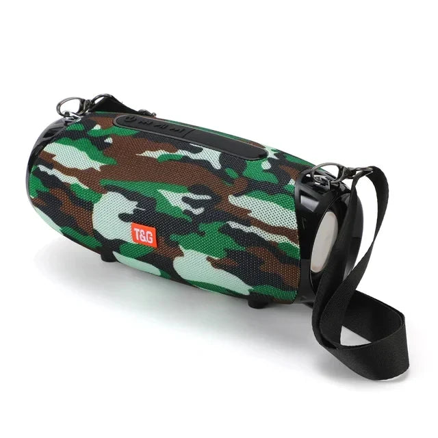 T&G Portable Bluetooth 5.3 Speaker – Waterproof, FM & Subwoofer