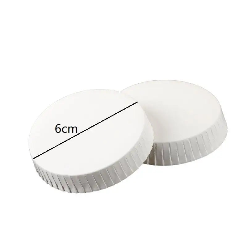 100-Pack Disposable Paper Cup Lids 9.5cm | Coffee & Tea Covers Disposable Cup Lids Peaceful Pleasures Health and Wellness 60mm