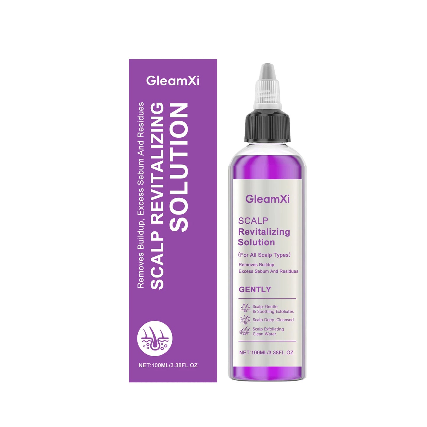 Gleamxi Scalp Cleansing Shampoo – Dandruff & Oil Control