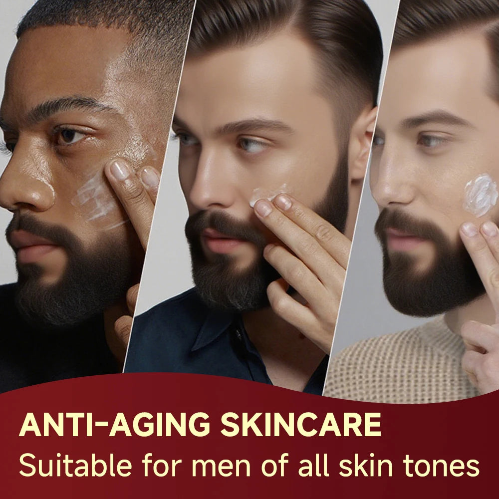 Collagen Retinol Men's Face Cream - Anti-Aging Wrinkle Reduction & Firming Moisturizer, Oil-Free Hydrating Skincare for Men. Peaceful Pleasures Health and Wellness