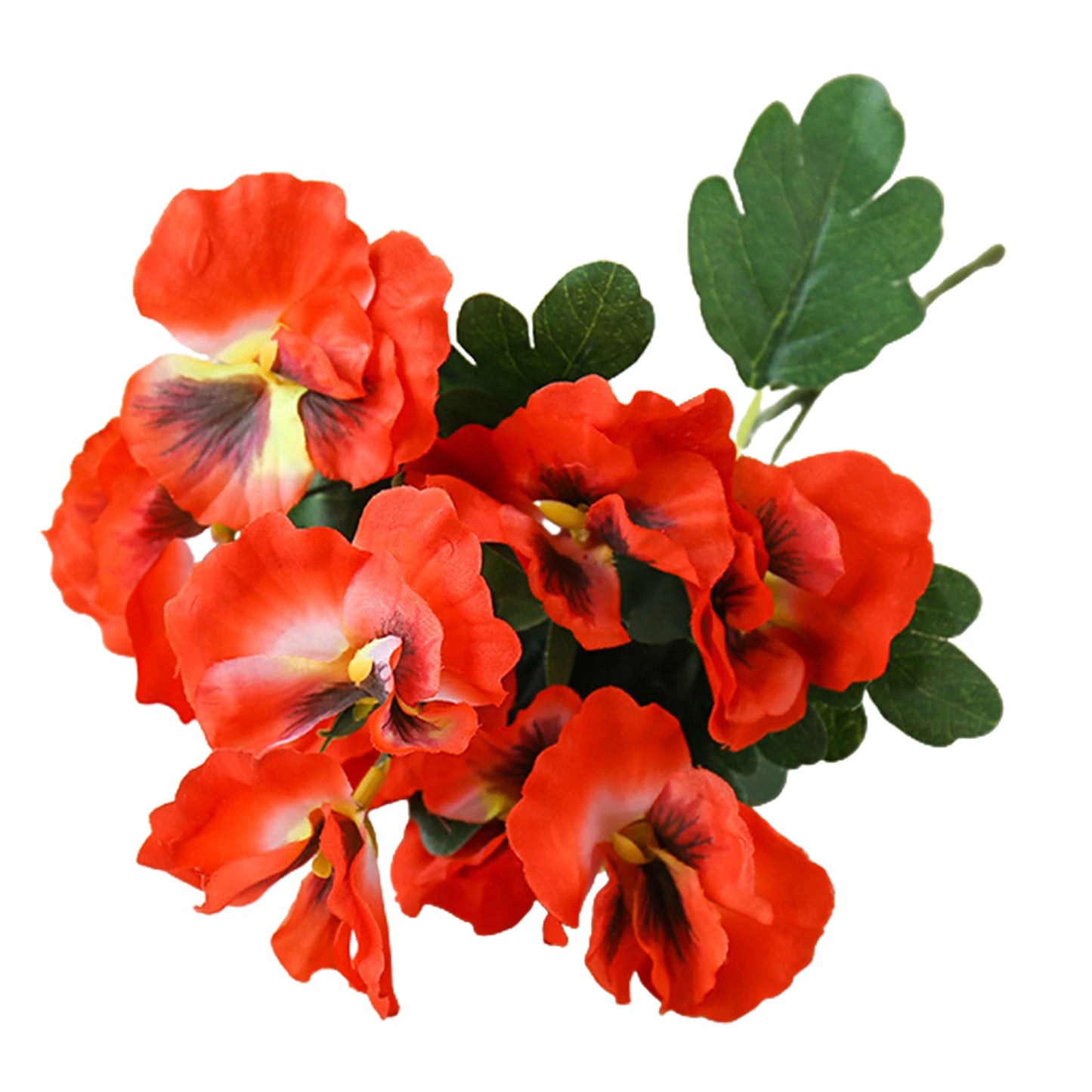 Artificial Pansy Flowers 10 Heads Fake Flower Wedding Party Home