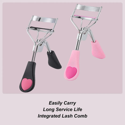 Heart Shape Handle Eyelash Curler with Replacement Pads Eyelash Curler Oasis Select