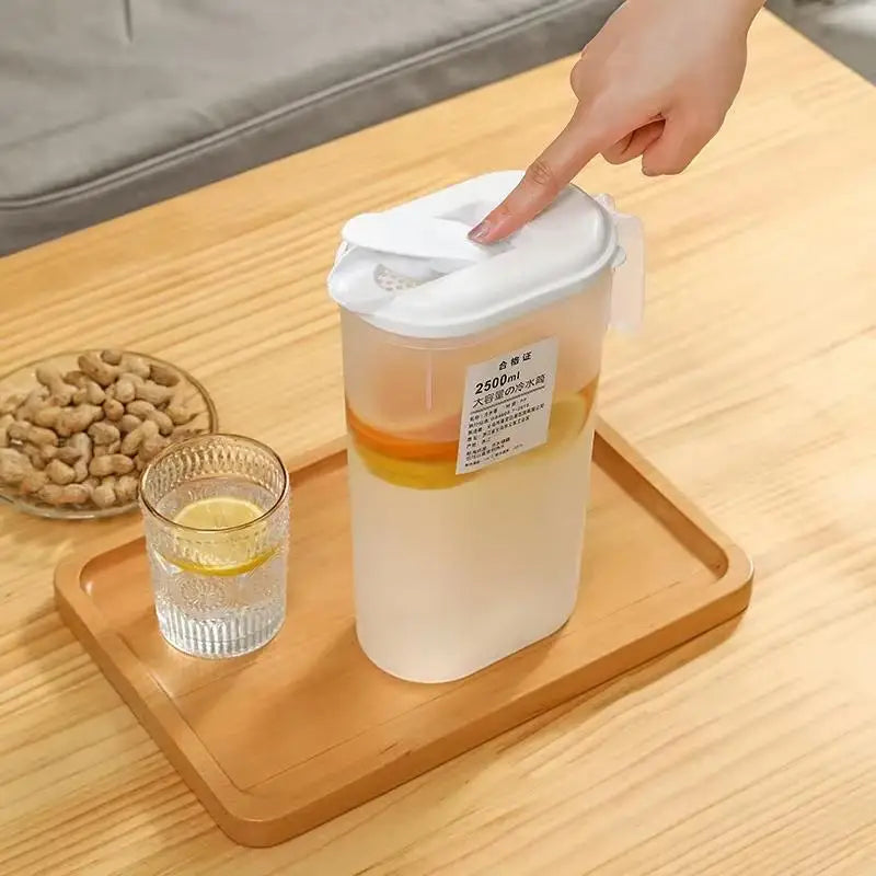 BPA-Free Large Water Pitcher | Leakproof, 1.8L & 2.5L