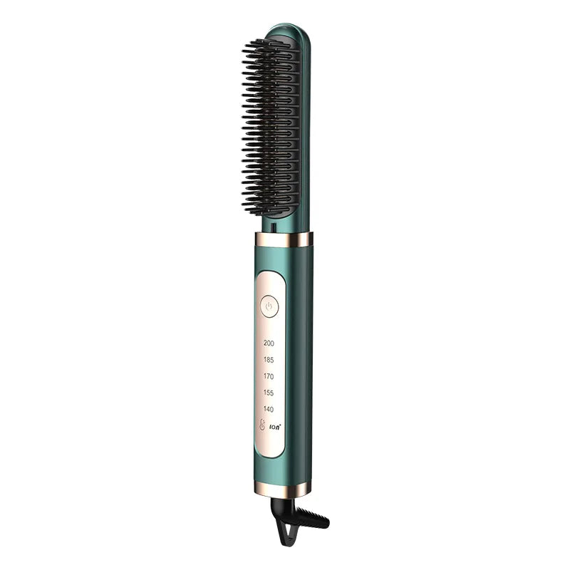 Electric Hair Straightening Brush Fast Heating Hot Comb Brush Negative Ion Hair Straightening Comb Peaceful Pleasures Health and Wellness