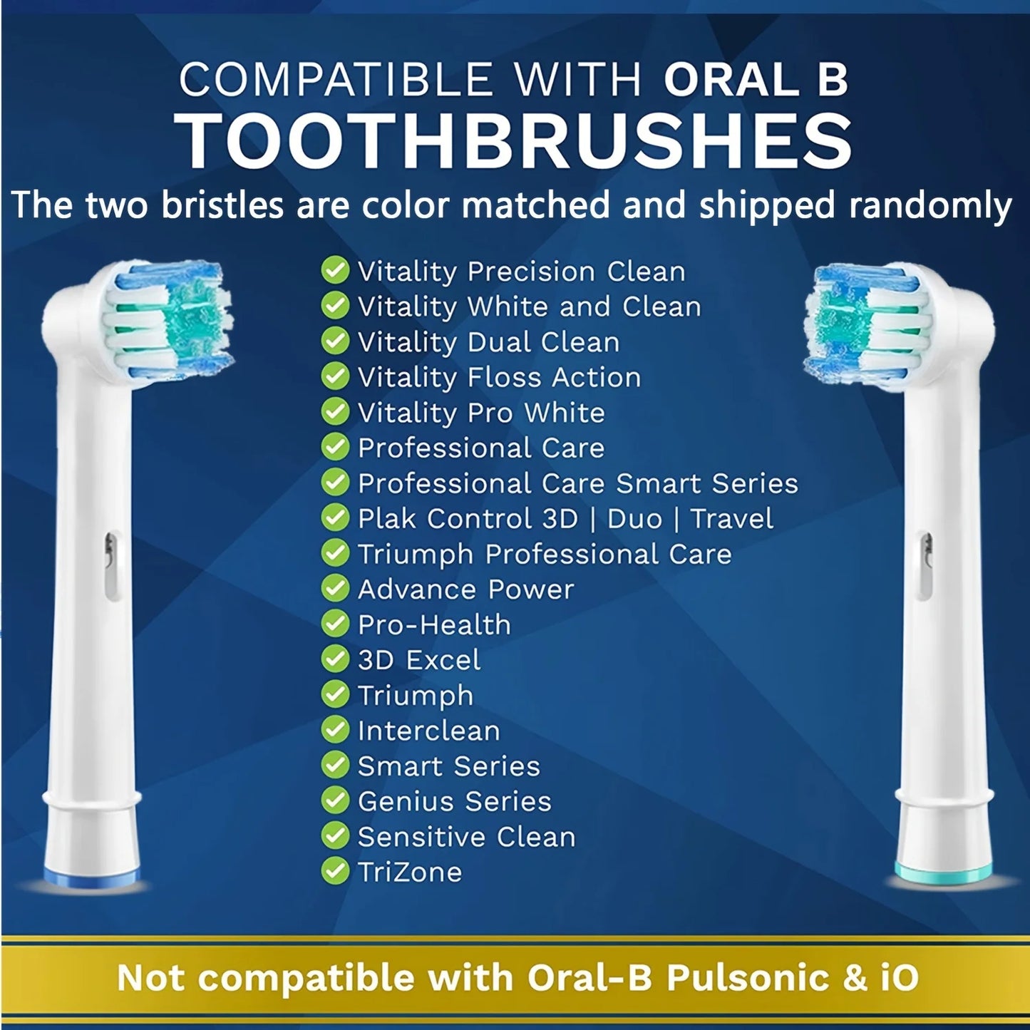 Oral-B Compatible Electric Toothbrush Replacement Heads