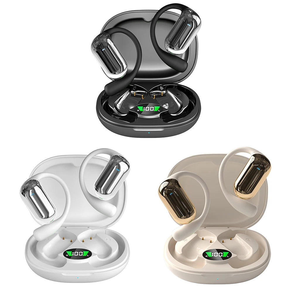 VODOOL AI Translation Earbuds – 144 Languages, BT 5.3 Open Ear