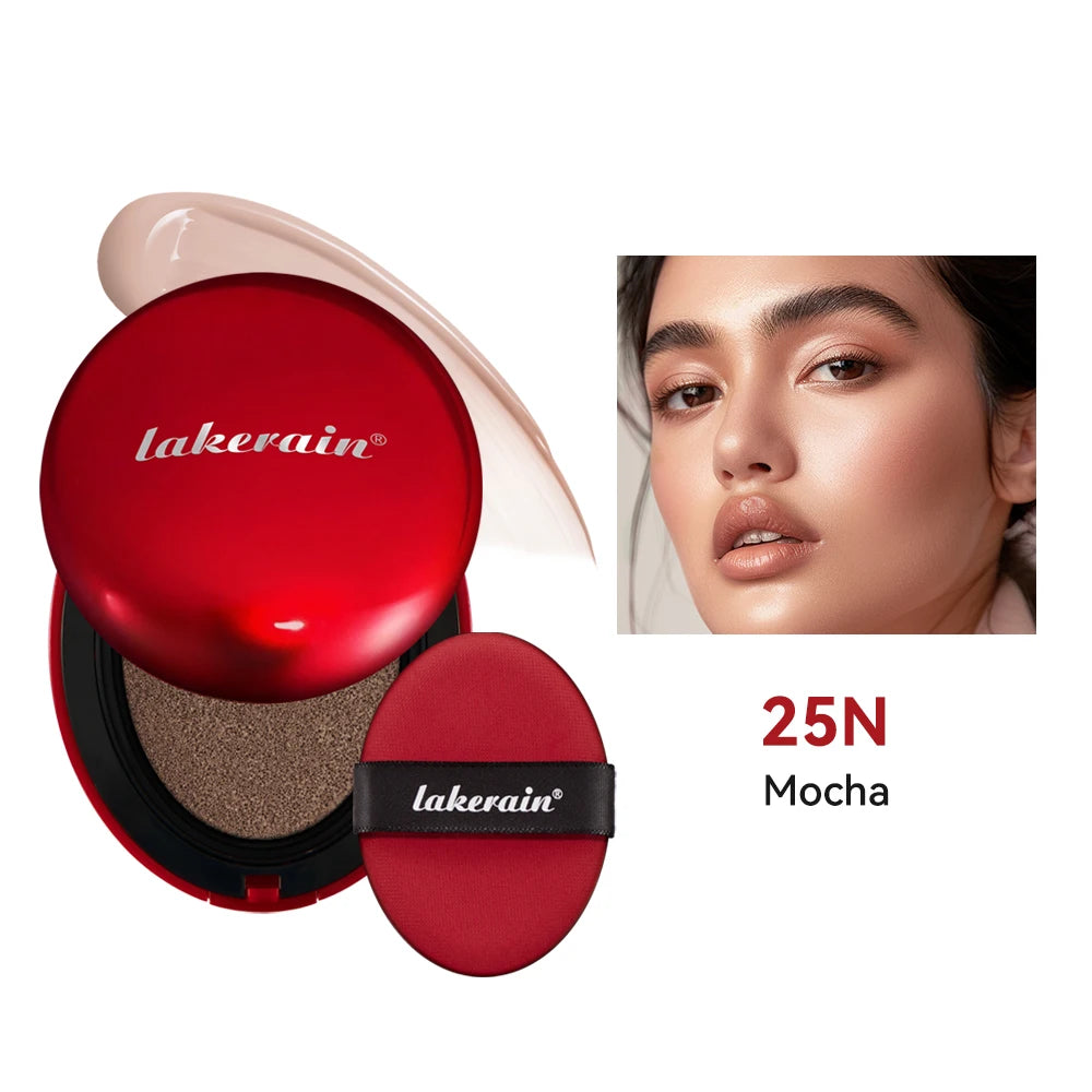 Sunscreen Cushion Foundation Fit Cushion Foundation Full Coverage Waterproof Long-lasting Concealer Long-lasting Makeup Peaceful Pleasures Health and Wellness