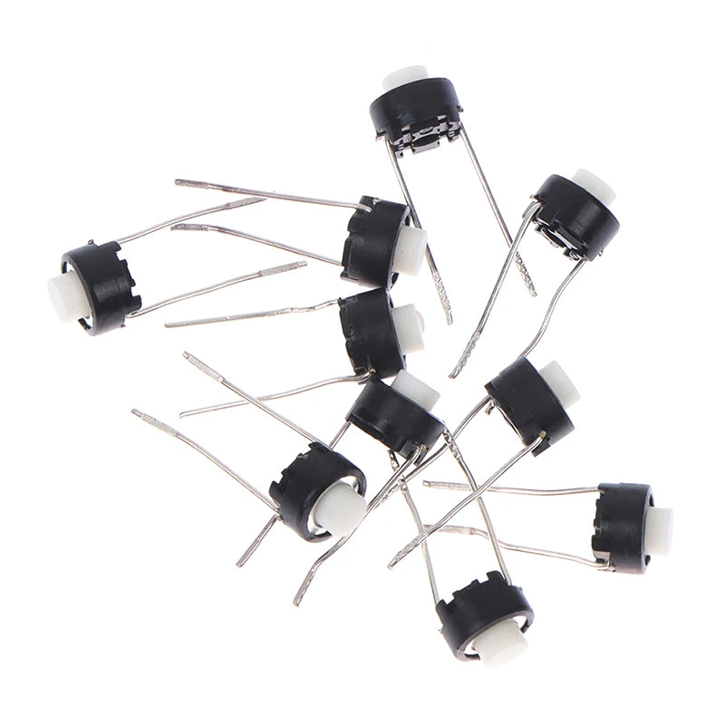 10pcs/lot 6x6x5mm Mini Micro Momentary Tactile Push Button Switch 6*6*5mm 4 Pin ON/OFF Keys Button DIP Micro Switch Accessories Peaceful Pleasures Health and Wellness