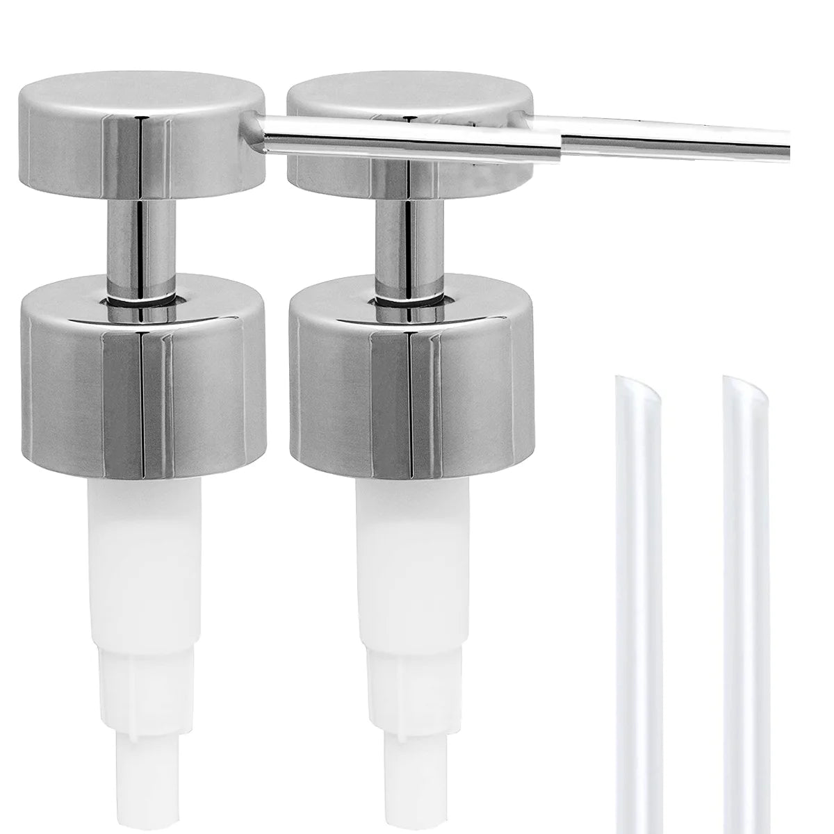 2/4pcs Stainless Steel Soap Pump, Soap Dispenser Pump Replacement Spare Fits 25mm Bottle Mouth, for Kitchen Bathroom Worktop Peaceful Pleasures Health and Wellness