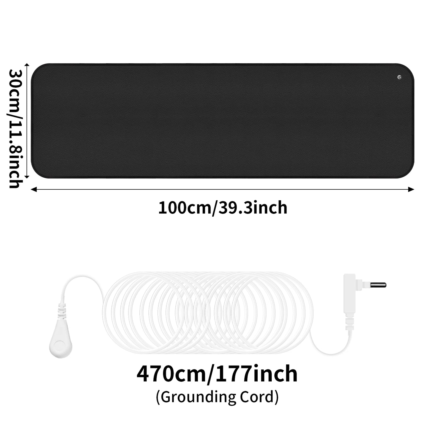 Grounding Mat 6 Sizes | Indoor Earthing Pad for Desk & Yoga